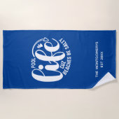 プールの寿命が向上 ビーチタオル (正面)