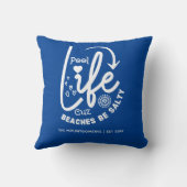 プールの寿命は屋外の方が良い クッション (裏面)