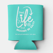 プールの寿命は屋外の方が良い 缶クーラー (裏面)