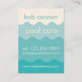 プールの心配の維持の名刺 名刺