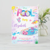 プールの招待状 招待状 (スタンド正面)