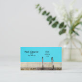 プールの洗剤 名刺 (スタンド正面)