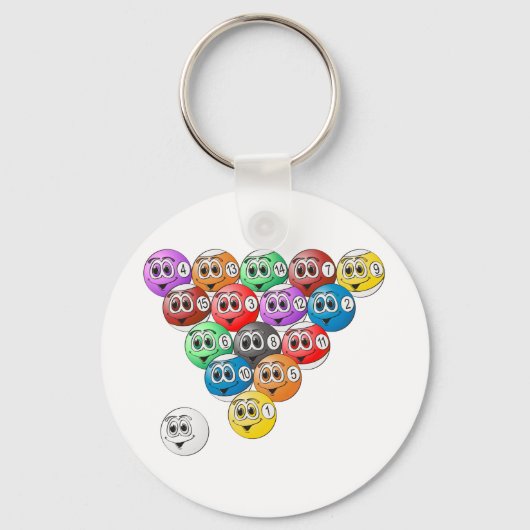 プールの看板 キーホルダー (正面)