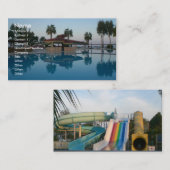 プールの眺め 名刺 (正面/裏面)