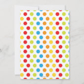 プールの誕生会の男の子の水泳のビーチの夏 招待状 (裏面)