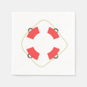 プールの誕生日パーティーの紙ナプキン スタンダードカクテルナプキン (正面)