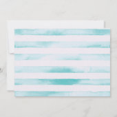 プールの誕生日パーティー 招待状 (裏面)