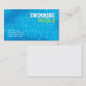 プールの販売人の名刺 名刺 (正面/裏面)