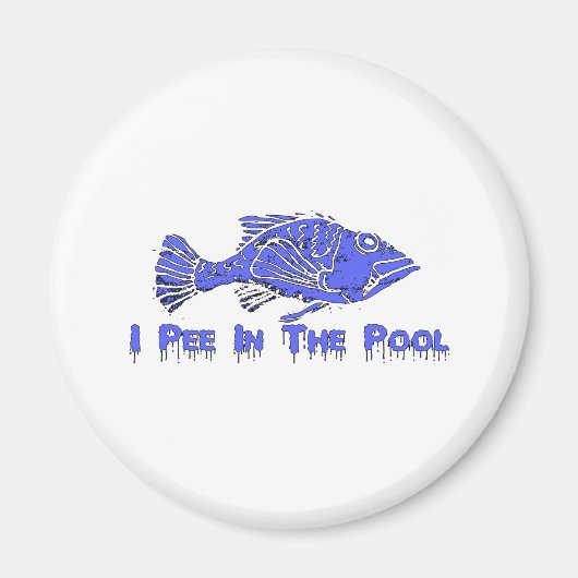 プールの靴 マグネット (正面)