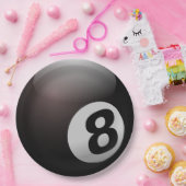 プールの8ボールのパーティーの紙皿 ペーパープレート (パーティー)