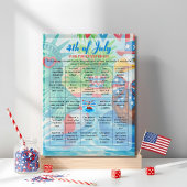 プールはっきりしたパーティーイーグル7月ビンゴゲーム4日 シーズンカード