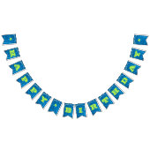 プールは緑のすべての行事のカスタムの旗をつけます バンティングフラッグ (全)