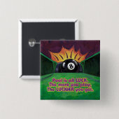 プールは運です 缶バッジ (正面&裏面)