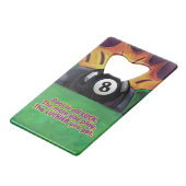 プールは運 クレジットカード栓抜き (正面アングル)