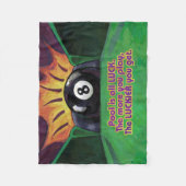 プールは運 フリースブランケット (正面)