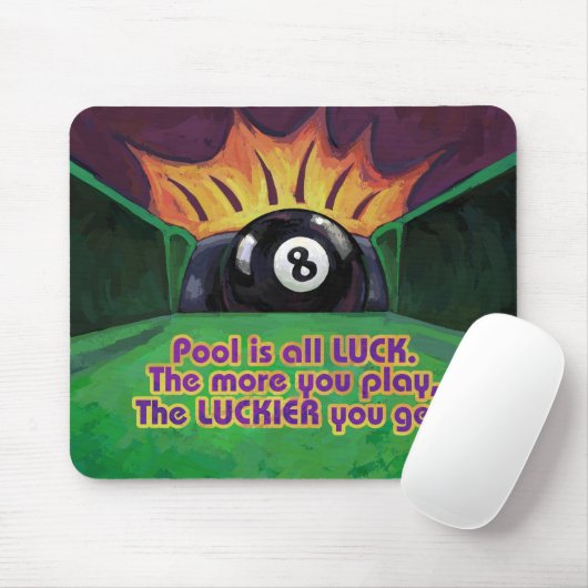 プールは運 マウスパッド (マウス)