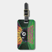 プールは運 ラゲッジタグ (正面縦)