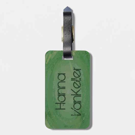 プールは運 ラゲッジタグ (裏面縦)