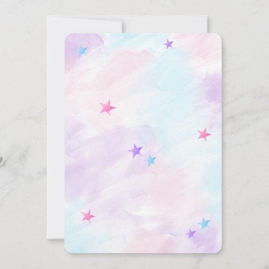 プールへの招待 招待状 (裏面)