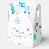 プールまたはビーチパーティー、水の色のスプラッシュ特典ボックス フェイバーボックス (オープン)