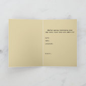 プールを囲んでのパーティのパスポート 招待状 (内部)