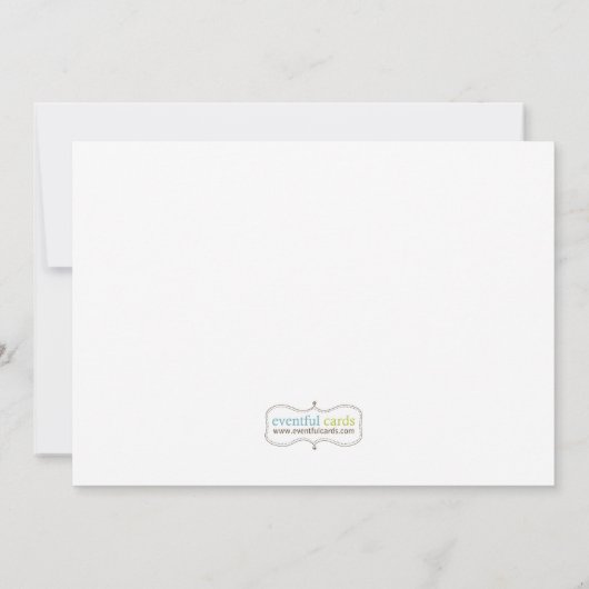 プールを囲んでのパーティの子供の誕生日のパーティの招待状 招待状 (裏面)