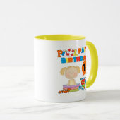 プールを囲んでのパーティの第1誕生日のTシャツおよびギフト マグカップ (正面右)