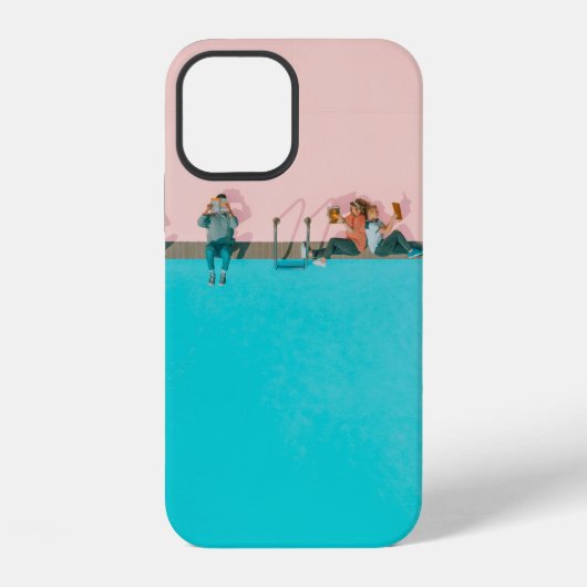 プールイラストレーション iPhoneケース (裏面)