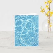 プールウォーターカード カード (黄色い花)