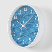 プールウォーターズウォールクロック 壁時計 (傾斜)