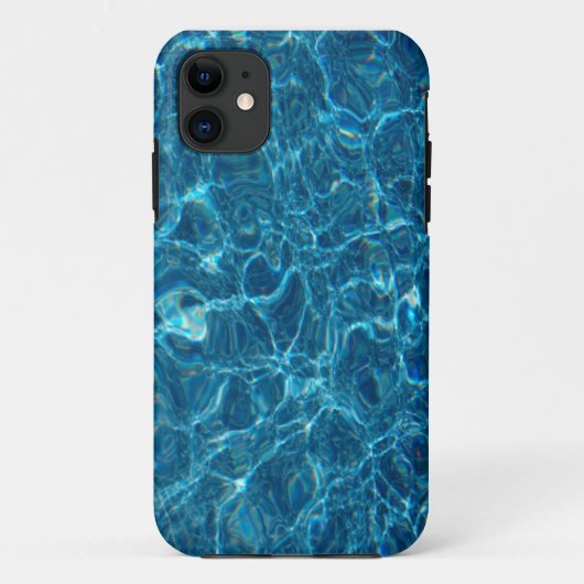 プールウォーターブルー Case-Mate iPhoneケース (裏面)