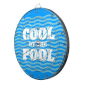 プールカッコいいの夏のおもしろい雰囲気カスタムで ダーツボード (正面右)