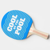 プールカッコいいサマーおもしろいビーズテーブルテニス 卓球ラケット (横)