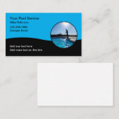 プールカッコいいサービスの名刺 名刺 (正面/裏面)