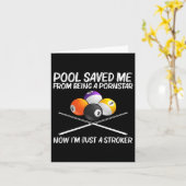 プールカッコいいビリヤード女子男性へ8ボールプール遊 カード (黄色い花)