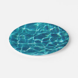 プールカッコいい水 ペーパープレート