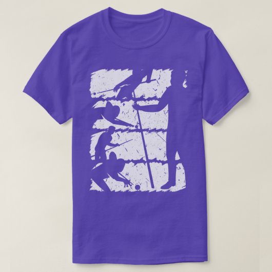 プールキュースヌーカーテーブルビリヤード Tシャツ (デザイン正面)