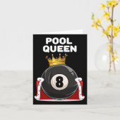 プールクイーンガールズプールウィメンズビリヤード カード (黄色い花)