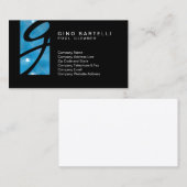 プールクリーナー澄んウォーターモノグラム 名刺 (正面/裏面)