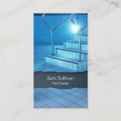 プールクリーナ澄んブループールウォーター名刺 名刺 (正面)