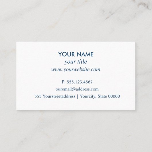 プールクリーニングロゴ修復サービスプロフェッショナル 名刺 (裏面)