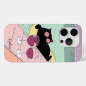 プールクールのiPhone / iPadケースで猫 Case-Mate iPhoneケース (裏面 (横))