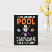 プールクールアート女子男性へ男子ビリヤード8ボールP カード (黄色い花)