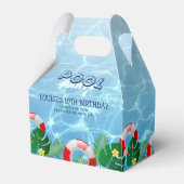 プールクールパーティートロピカルスイミング誕生日 フェイバーボックス (裏面サイド)