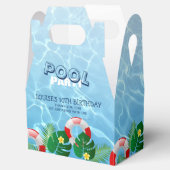 プールクールパーティートロピカルスイミング誕生日 フェイバーボックス (オープン)