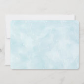 プールクール誕生日フォト招待状 招待状 (裏面)