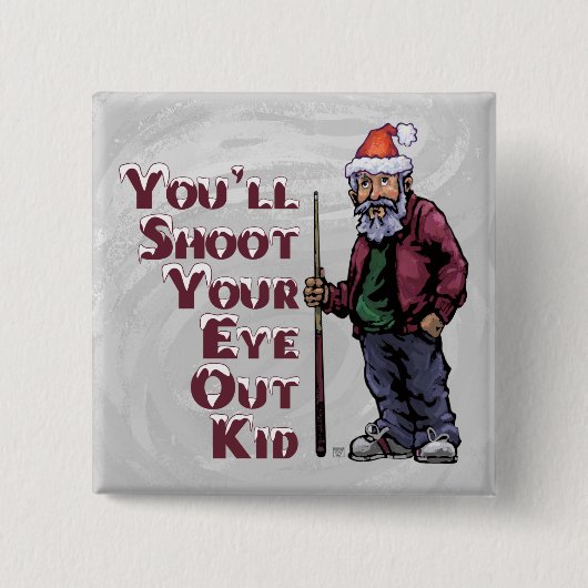 プールグルあなたの目を撃つ 缶バッジ (正面)