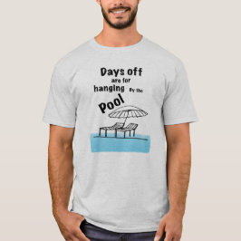 プールサイドでリラックス Tシャツ