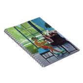 プールサイドのピアノ練習 ノートブック (右側)