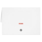 プールサイドの多肉株のノートカード (裏面横)